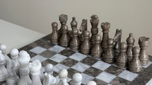 Load image into Gallery viewer, Sand&amp;Stone Marble Chess Set
