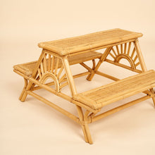 Load image into Gallery viewer, PRE-ORDER Natura Kids Rattan Picnic Table
