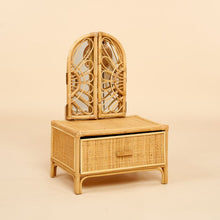 Load image into Gallery viewer, PRE-ORDER Natura Daisy Kids Rattan Vanity
