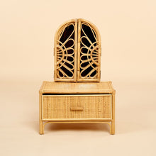 Load image into Gallery viewer, PRE-ORDER Natura Daisy Kids Rattan Vanity
