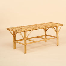Load image into Gallery viewer, PRE-ORDER Natura Glenn Rattan Bench
