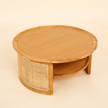 Load image into Gallery viewer, PRE-ORDER Natura Enzo Wood and Rattan Coffee Table
