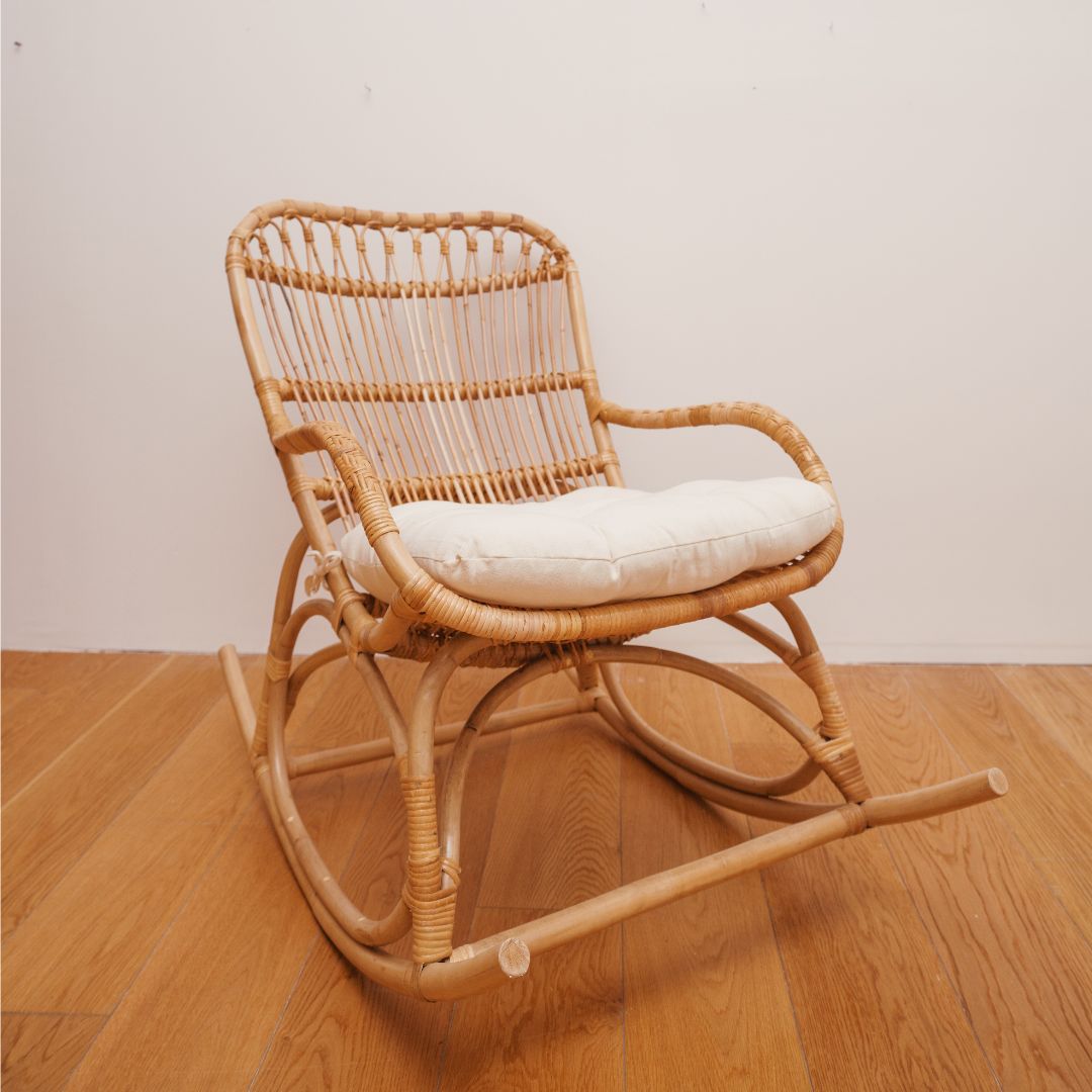 Natura Esra Rattan Rocking Chair – Natura Living Dubai
