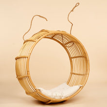 Load image into Gallery viewer, Natura Orbit Bohemian Rattan Hanging Chair
