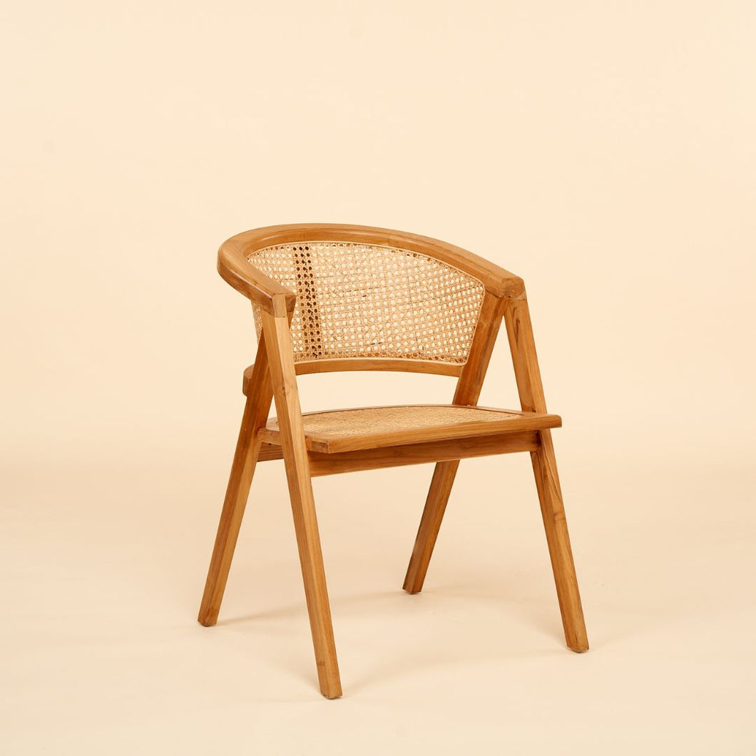 Natura Pavia Solid Teak Wood Dining Chair