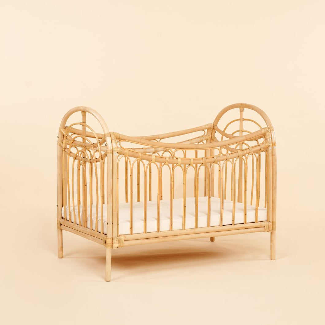 Natura Nelly Rattan Baby Cot