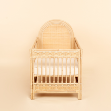 Load image into Gallery viewer, Natura Ollie Rattan Baby Cot

