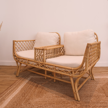 Load image into Gallery viewer, Natura Jack and Jill Rattan Lounger
