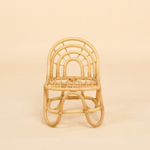 Load image into Gallery viewer, Natura My First Rainbow Rattan Kids Chair

