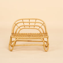 Load image into Gallery viewer, Natura My First Rainbow Rattan Kids Bench
