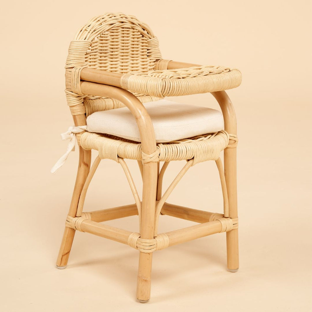 Natura Maisie Rattan Doll High Chair