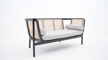 Load image into Gallery viewer, Natura Mantis Sofa 2 Seaters Mahogany Wood &amp; Rattan
