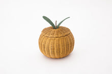Load image into Gallery viewer, Natura Apple Rattan Basket with Lid
