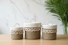 Load image into Gallery viewer, Natura Shell Basket - Set of 3
