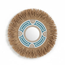 Load image into Gallery viewer, Raffia Shell Wall Round Decor
