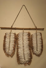 Load image into Gallery viewer, Natura Raffiar and Feather Wall Hanging
