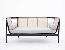 Load image into Gallery viewer, Natura Mantis Sofa 2 Seaters Mahogany Wood &amp; Rattan

