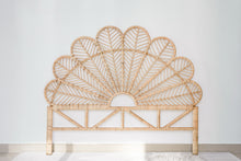Load image into Gallery viewer, PRE-ORDER Natura Blossom Rattan Bed Headboard
