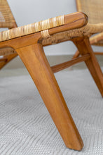 Load image into Gallery viewer, Damage/Defective Natura Capri Teak Wood and Rattan Chair
