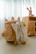 Load image into Gallery viewer, Natura Rainbow Rattan Kids Cabinet
