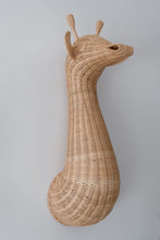 Load image into Gallery viewer, Natura Giraffe Rattan Wall Décor
