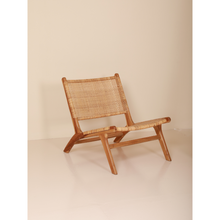 Load image into Gallery viewer, Natura Denver Solid Teak Wood and Rattan Chair
