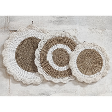 Load image into Gallery viewer, Natura Handwoven Abaca Wall Decor (Set of 3 Small)
