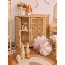 Load image into Gallery viewer, PRE-ORDER Natura Rainbow Rattan Kids Cabinet
