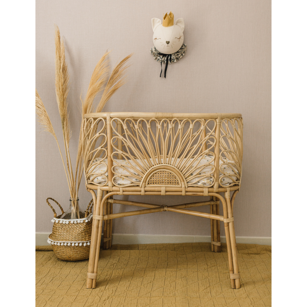 Natura Margarette Rattan Bassinet