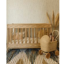 Load image into Gallery viewer, PRE-ORDER Natura Trixie Rattan Doll Pram
