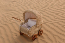 Load image into Gallery viewer, Natura Lilly Rattan Doll Pram
